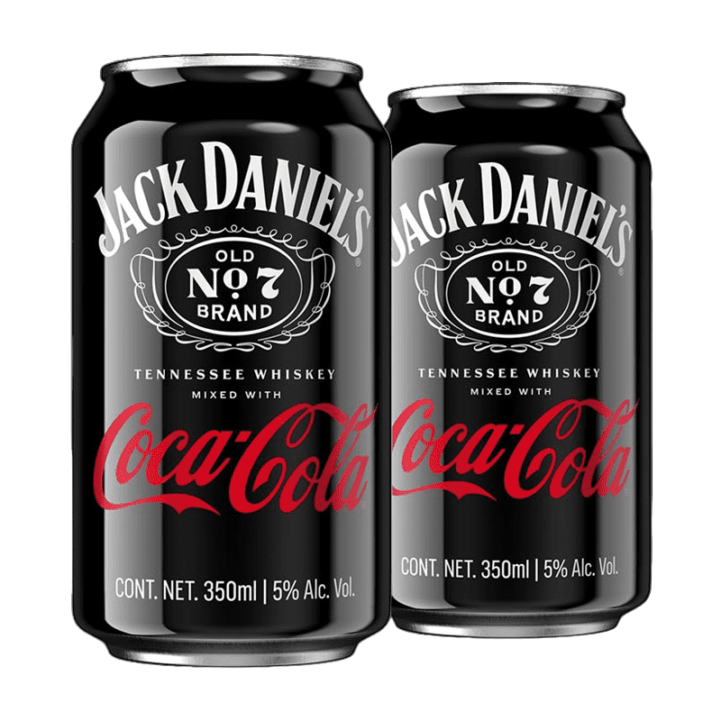 Jack Daniel's Whiskey & Coca-Cola Canned Cocktail 4-Pack - Vintage Wine & Spirits