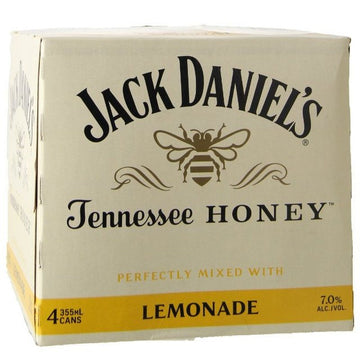 Jack Daniel's Whiskey, Honey & Lemonade Cocktail 4-Pack - Vintage Wine & Spirits