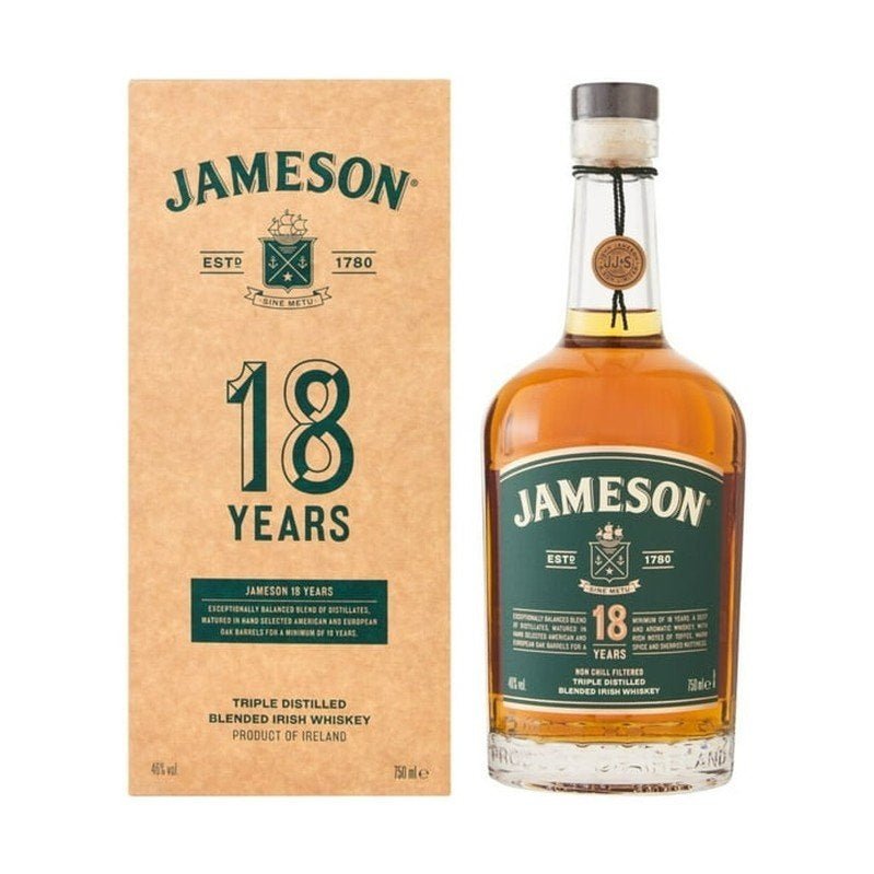 Jameson 18 Year Old Irish Whiskey - Vintage Wine & Spirits