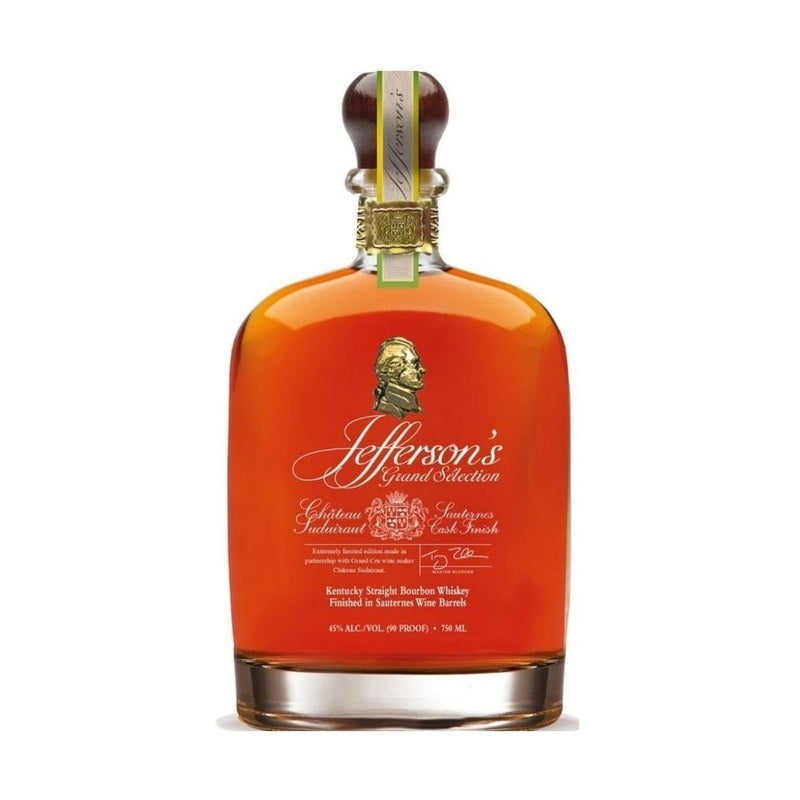 Jefferson's Grand Selection Château Suduiraut Sauternes Cask Finish Kentucky Straight Bourbon Whiskey - Vintage Wine & Spirits