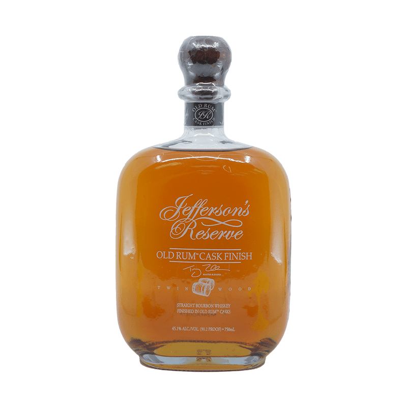 Jefferson's Reserve Old Rum Cask Finish Twin Wood Straight Bourbon Whiskey - Vintage Wine & Spirits