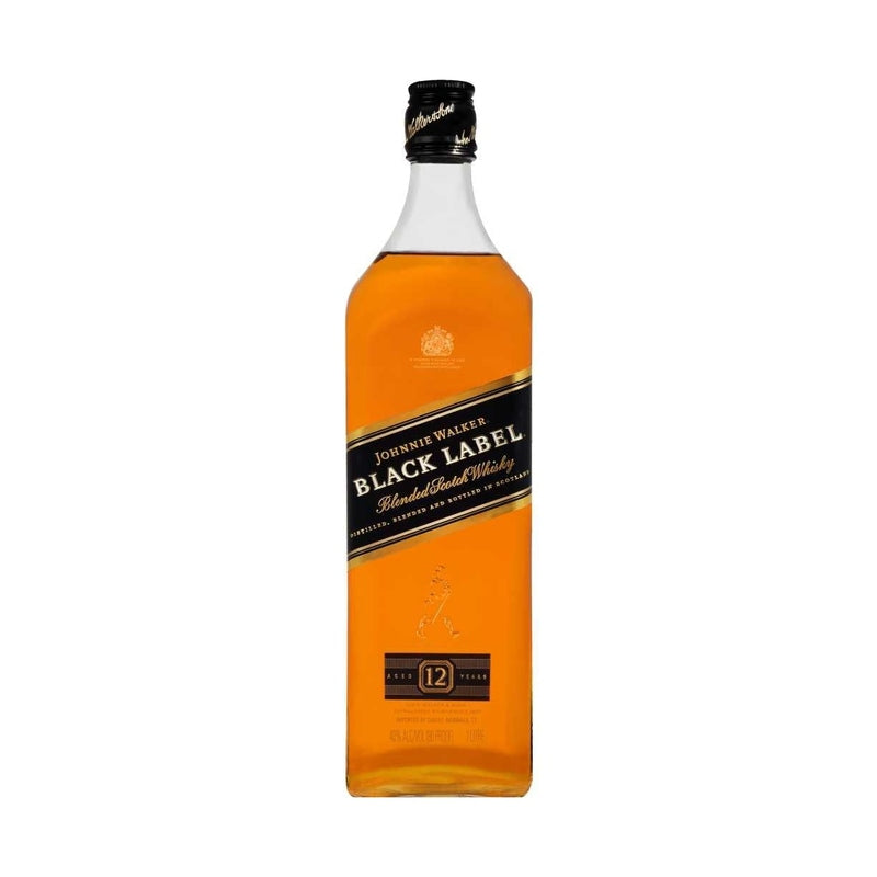 Johnnie Walker Black Label 12 Year Old Blended Scotch Whisky 1L - Vintage Wine & Spirits