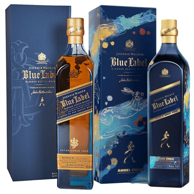 Johnnie Walker Blue Label Bundle with Year of the Rabbit - Vintage Wine & Spirits