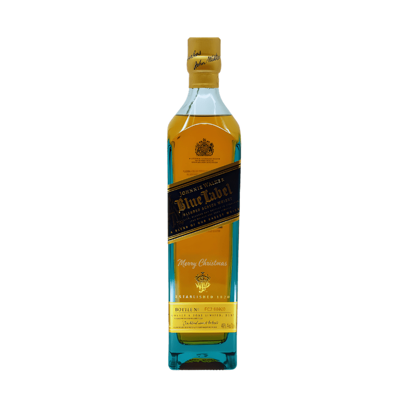 Johnnie Walker Blue Label - "Merry Christmas" Engraved Edition - Vintage Wine & Spirits
