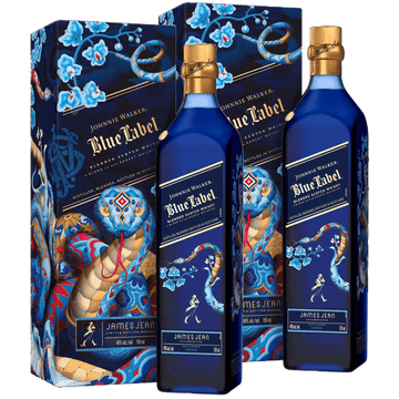 Johnnie Walker Blue Label 'Year Of The Snake' Blended Scotch Whisky Duo Pre-Order - Vintage Wine & Spirits