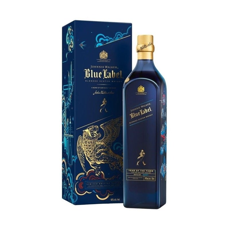 Johnnie Walker Blue Label 'Year Of The Tiger' Blended Scotch Whisky Limited Edition - Vintage Wine & Spirits