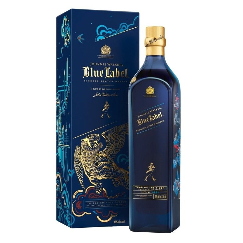 Johnnie Walker Blue Label 'Year Of The Tiger' Blended Scotch Whisky Limited Edition - Vintage Wine & Spirits