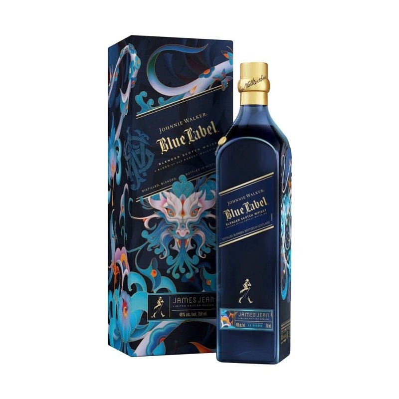 Johnnie Walker Blue Label 'Year Of Wood Dragon x James Jean' Blended Scotch Whisky Limited Edition - Vintage Wine & Spirits