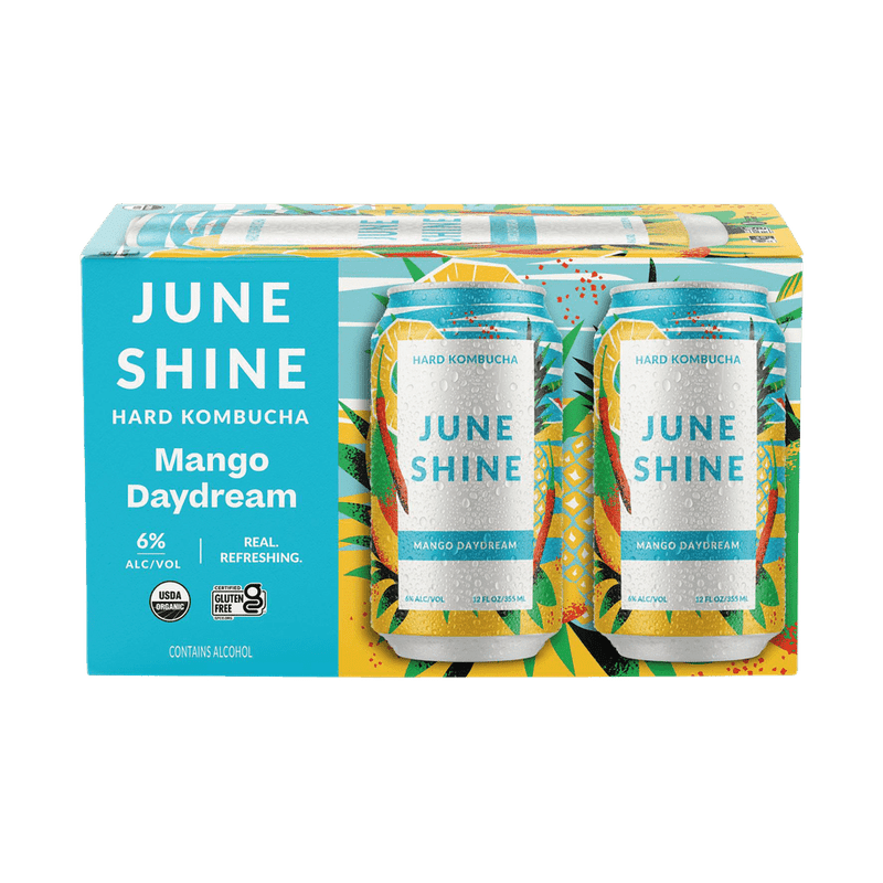 JuneShine Mango Day Hard Kombucha 6-pack - Vintage Wine & Spirits