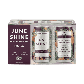 JuneShine POG Hard Kombucha 6-pack - Vintage Wine & Spirits
