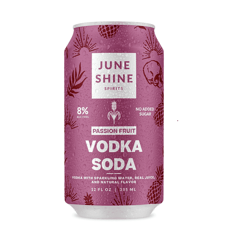 JuneShine Passion Fruit Vodka Soda 4-Pack Cocktail - Vintage Wine & Spirits