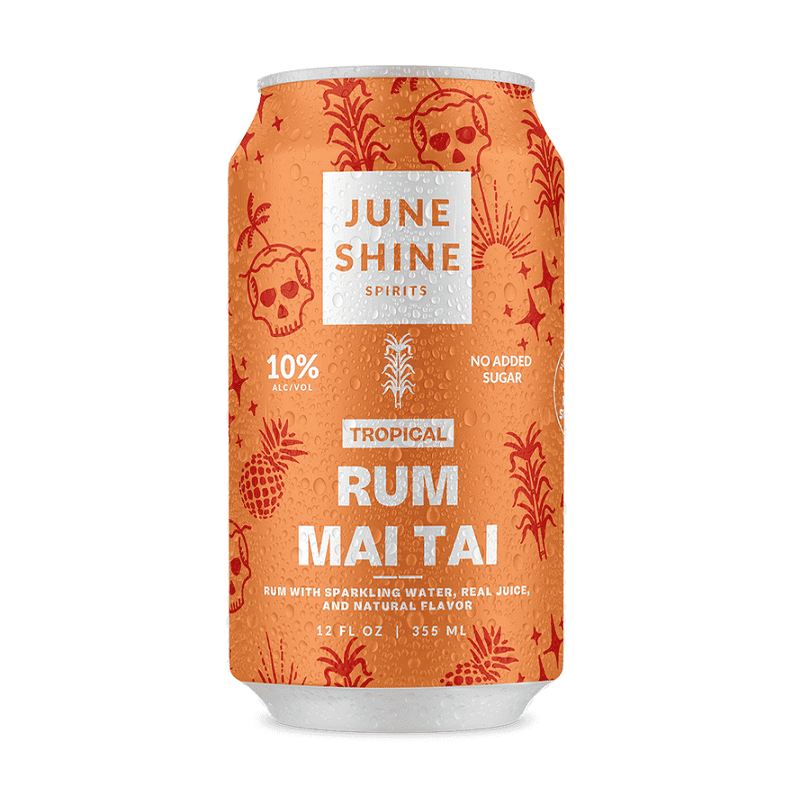 JuneShine Tropical Rum Mai Tai 4-Pack Cocktail - Vintage Wine & Spirits