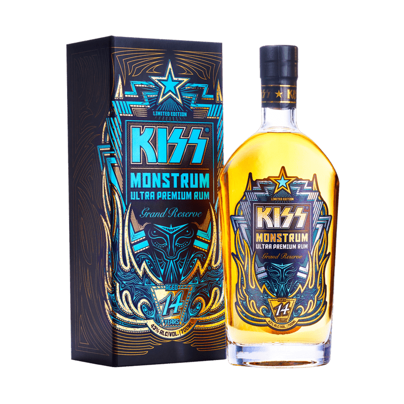 KISS 'Monstrum' 14 Year Old Grand Reserve Ultra Premium Rum Gift Box - Vintage Wine & Spirits
