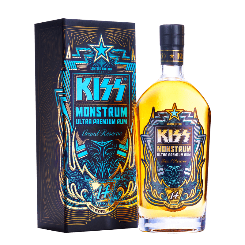 KISS 'Monstrum' 14 Year Old Grand Reserve Ultra Premium Rum Gift Box - Vintage Wine & Spirits