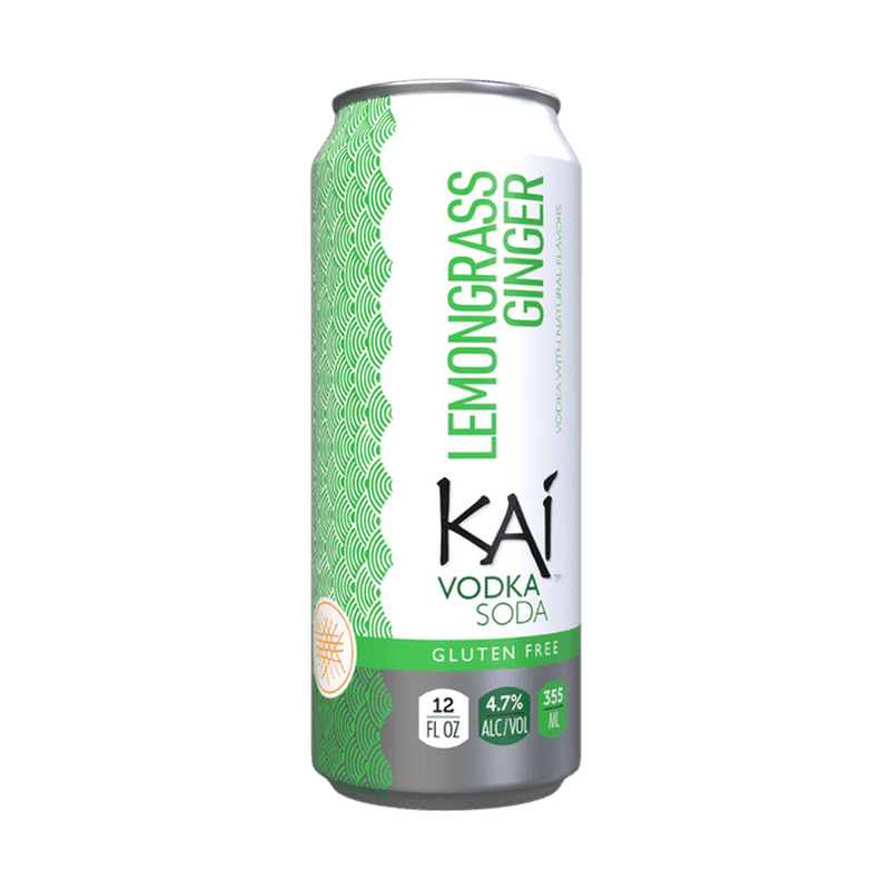 Kai Spirits Ginger Lemongrass Vodka Soda 6-Pack Case 24 Cans - Vintage Wine & Spirits