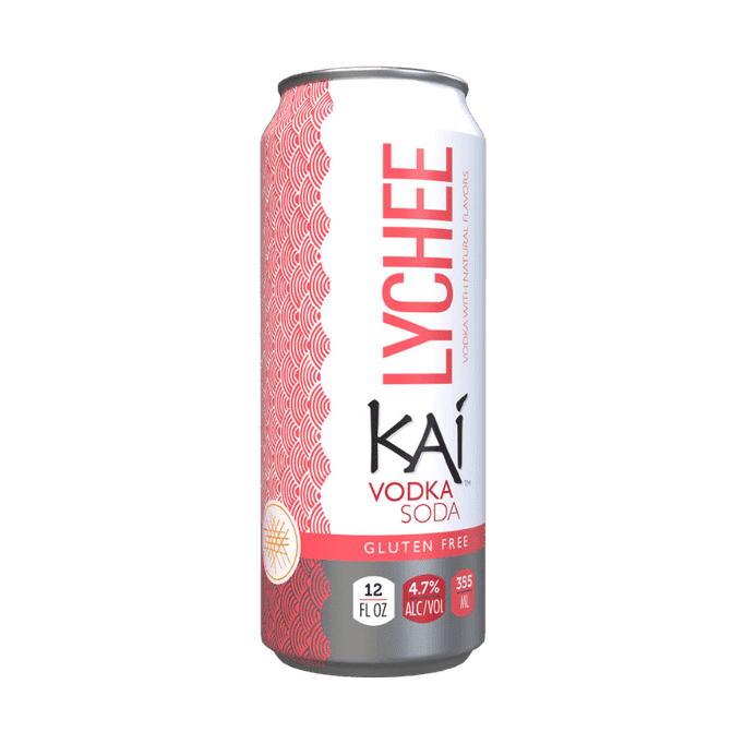 Kai Spirits Lychee Vodka Soda 6-Pack Case - Vintage Wine & Spirits