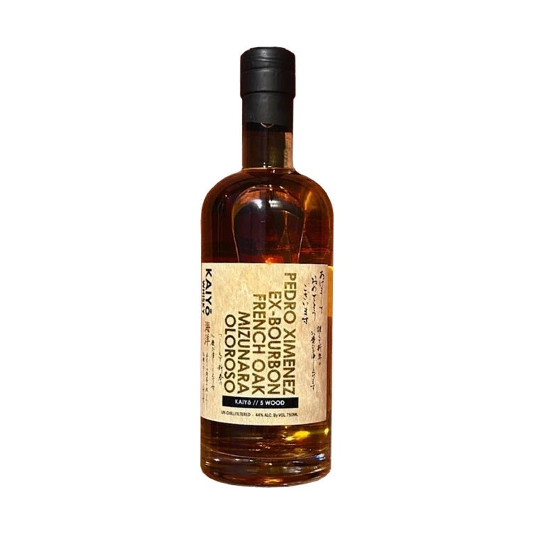 Kaiyo Five Wood Japanese Mizunara Oak Whisky 750mL - Vintage Wine & Spirits