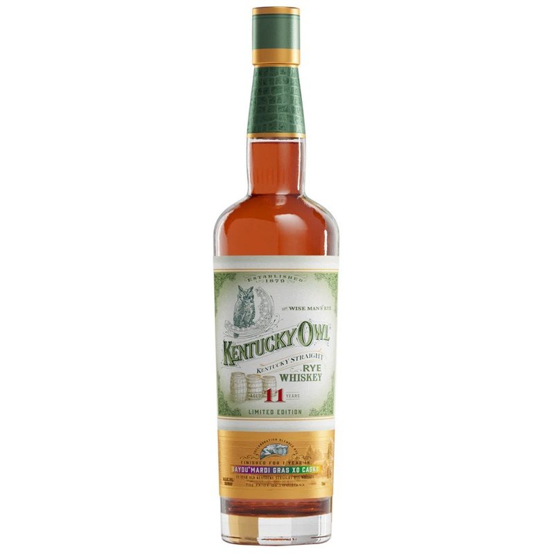 Kentucky Owl 11 Year Old Bayou Mardi Gras XO Casks Kentucky Straight Rye Whiskey - Vintage Wine & Spirits