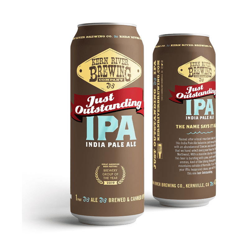 Kern River Brewing Co. Just Outstanding IPA Beer 4-Pack - Vintage Wine & Spirits