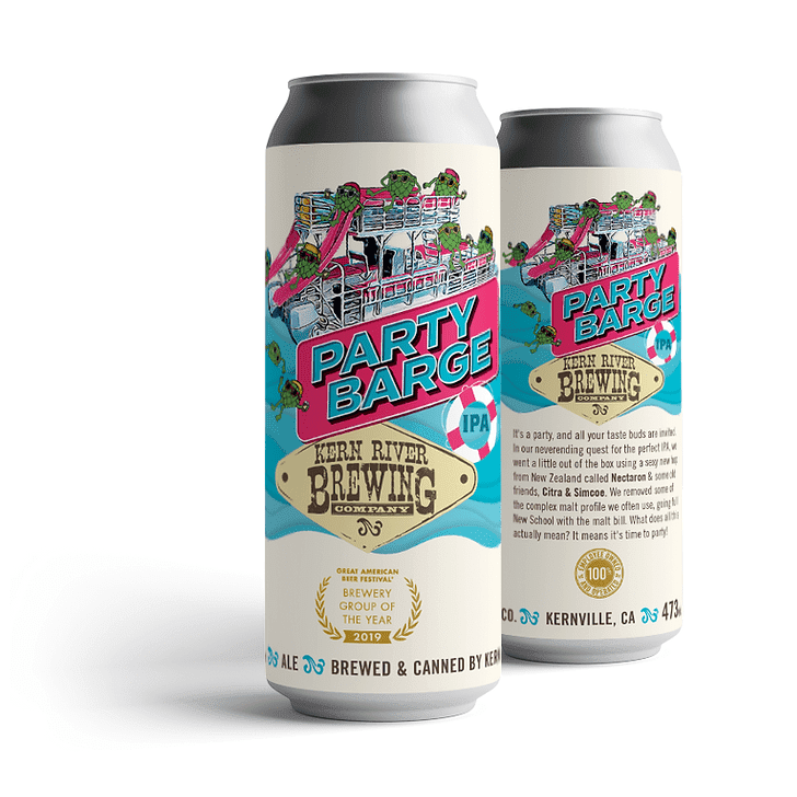 Kern River Brewing Co. Party Barge IPA Beer 4-Pack - Vintage Wine & Spirits
