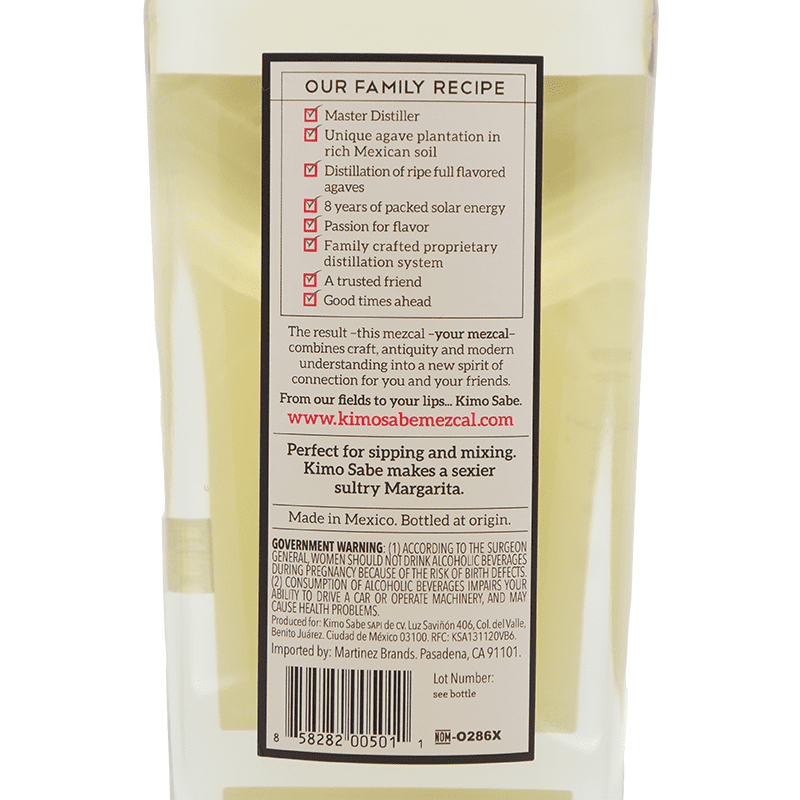 Kimo Sabe Reposado Mezcal - Vintage Wine & Spirits