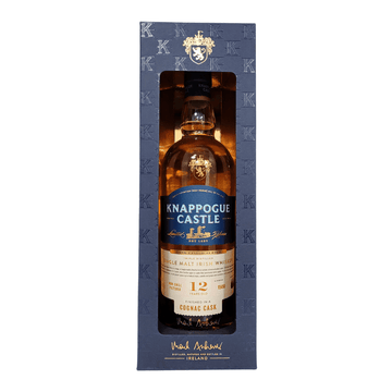 Knappogue Castle 12 Year Old Cognac Cask Matured Single Malt Irish Whiskey - Vintage Wine & Spirits