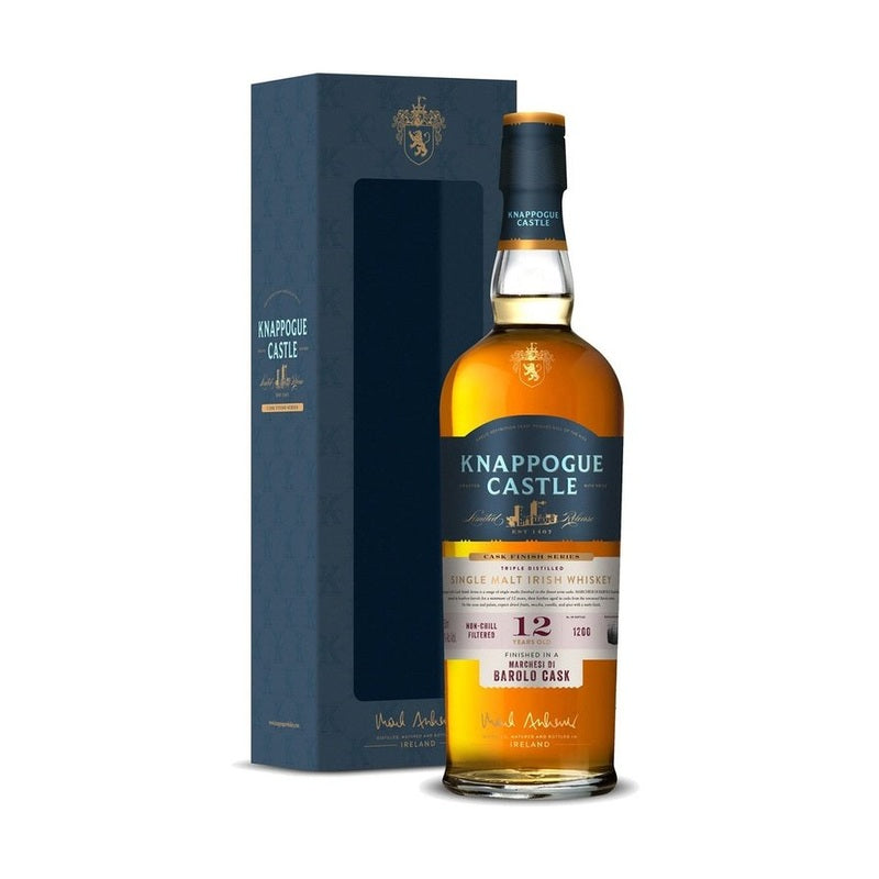 Knappogue Castle 12 Year Old Marchesi Di Barolo Cask Finish Single Malt Irish Whiskey - Vintage Wine & Spirits