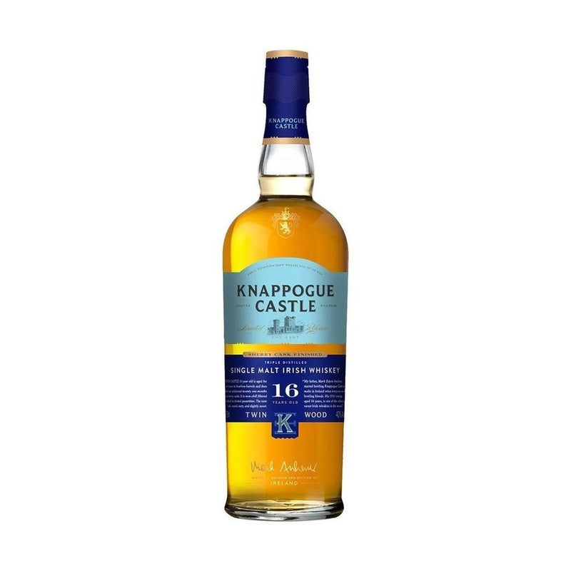 Knappogue Castle 16 Year Old Sherry Cask Finish Single Malt Irish Whiskey - Vintage Wine & Spirits