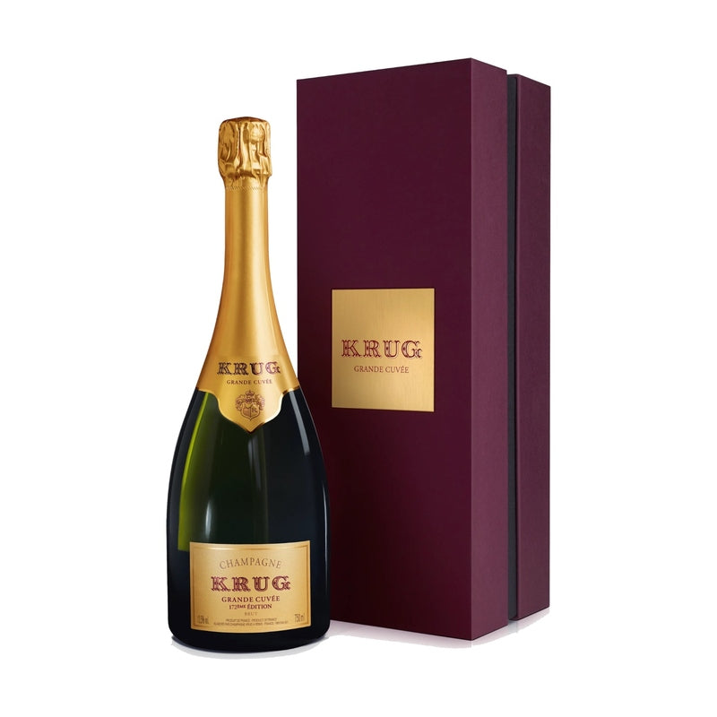 Krug Champagne Brut Grande Cuvee 172nd Edition w/ Gift Box - Vintage Wine & Spirits