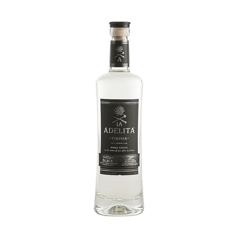 La Adelita Tequila Black Añejo Cristalino 80 - Vintage Wine & Spirits