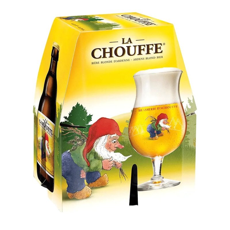 La Chouffe Belgian Blonde Ale Beer 4-Pack - Vintage Wine & Spirits