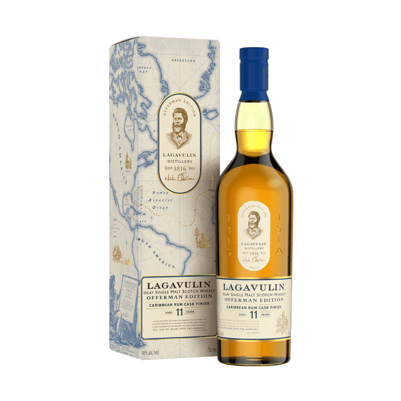 Lagavulin 11 Year Offerman Edition Caribbean Rum Cask Finish - Vintage Wine & Spirits