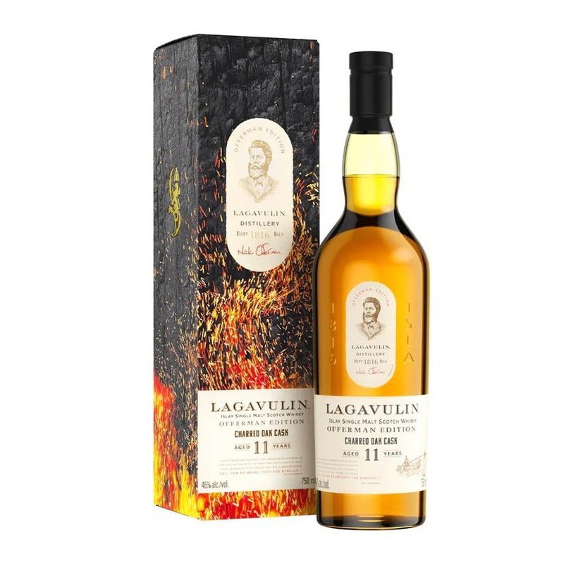 Lagavulin 11 Year Old 'Offerman Edition' Charred Oak Cask Islay Single Malt Scotch Whisky - Vintage Wine & Spirits