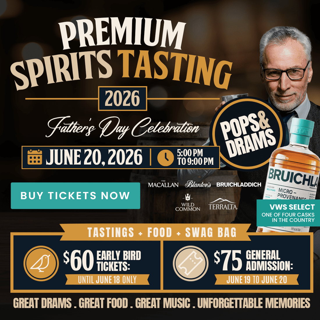 Lake Balboa Pops and Drams 2026 - Vintage Wine & Spirits
