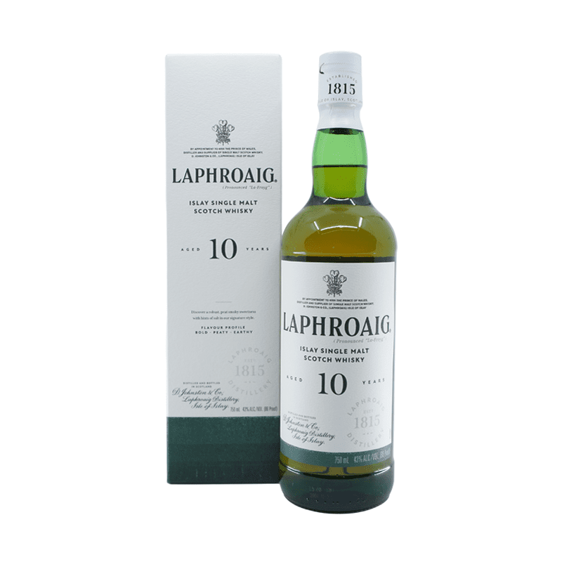 Laphroaig 10 Year Old Islay Single Malt Scotch Whisky - Vintage Wine & Spirits