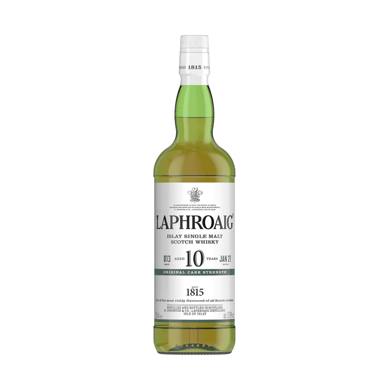 Laphroaig 10 Year Old Original Cask Strength Islay Single Malt Scotch Whisky - Vintage Wine & Spirits