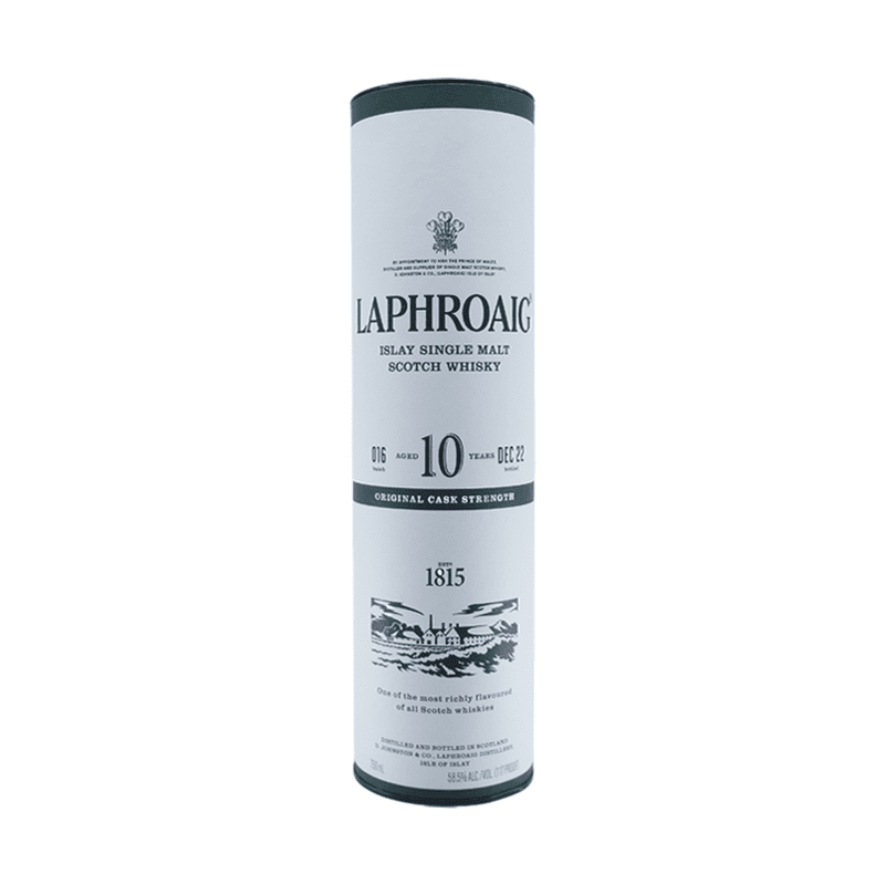 Laphroaig 10 Year Old Original Cask Strength Islay Single Malt Scotch Whisky - Vintage Wine & Spirits