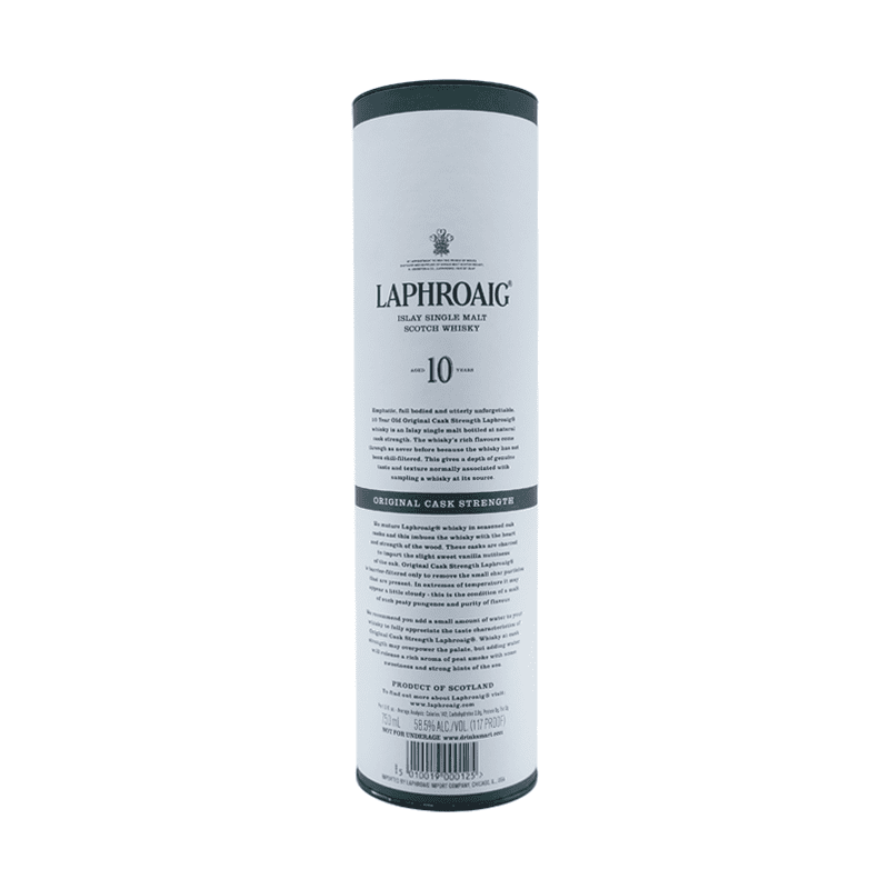 Laphroaig 10 Year Old Original Cask Strength Islay Single Malt Scotch Whisky - Vintage Wine & Spirits