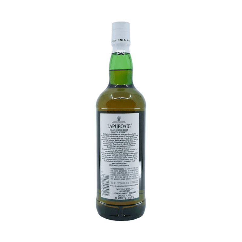 Laphroaig 10 Year Old Original Cask Strength Islay Single Malt Scotch Whisky - Vintage Wine & Spirits