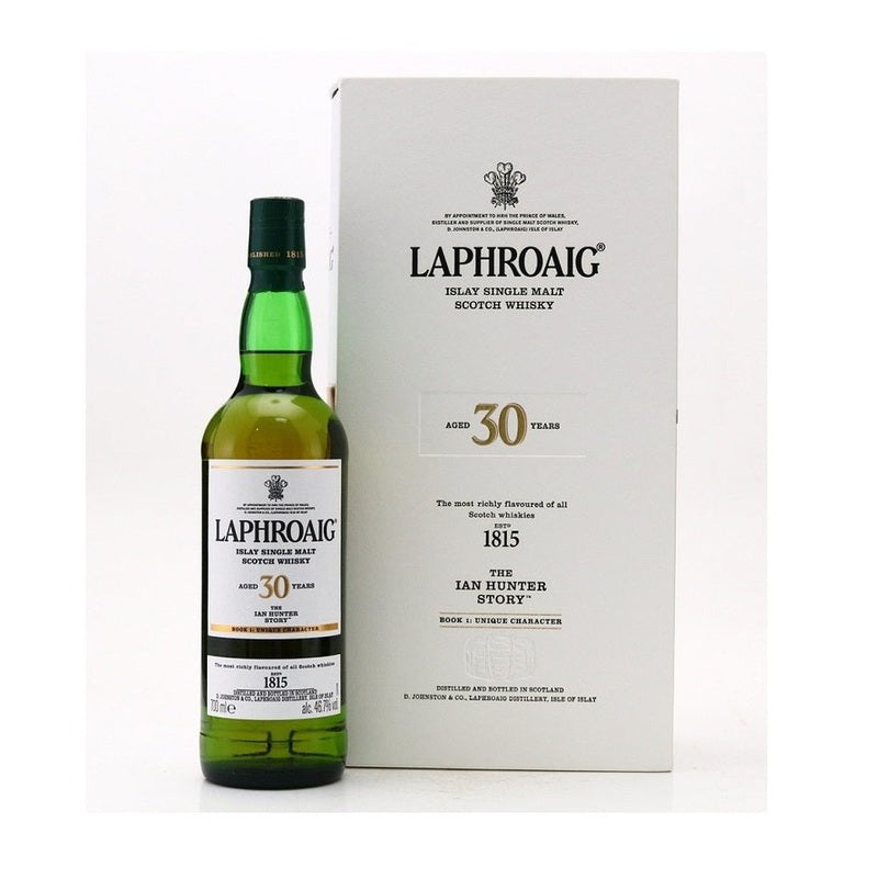 Laphroaig 30 Year Old 'The Ian Hunter Story Book 1: Unique Character' Islay Single Malt Scotch Whisky - Vintage Wine & Spirits