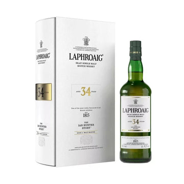 Laphroaig 34 Year Old 'The Ian Hunter Story Book 4: Malt Master' Islay Single Malt Scotch Whisky - Vintage Wine & Spirits