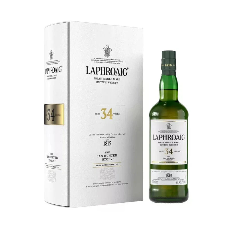 Laphroaig 34 Year Old 'The Ian Hunter Story Book 4: Malt Master' Islay Single Malt Scotch Whisky - Vintage Wine & Spirits