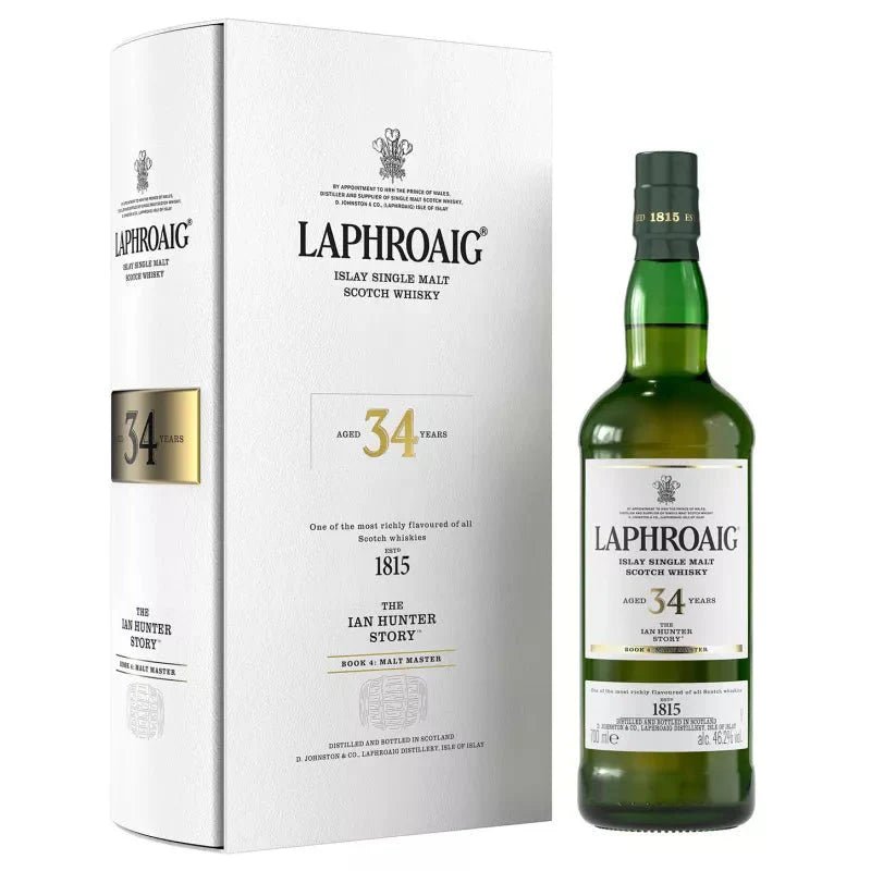 Laphroaig 34 Year Old 'The Ian Hunter Story Book 4: Malt Master' Islay Single Malt Scotch Whisky - Vintage Wine & Spirits