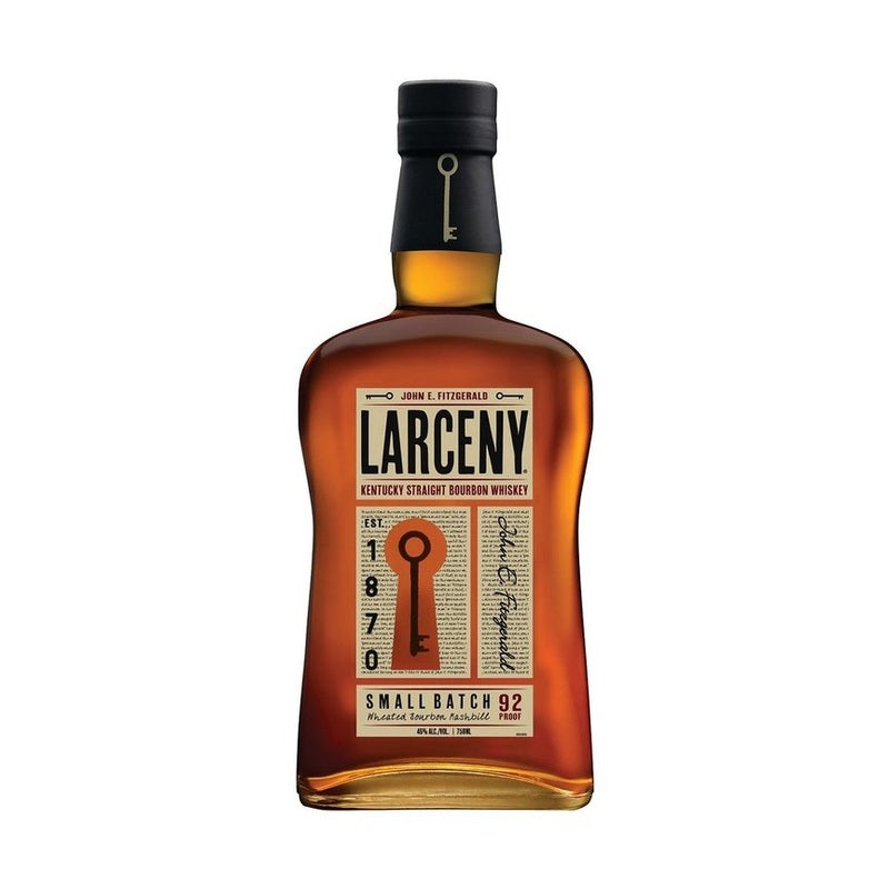 Larceny 1870 Small Batch Kentucky Straight Bourbon Whiskey with Leather Rocks Glass - Vintage Wine & Spirits