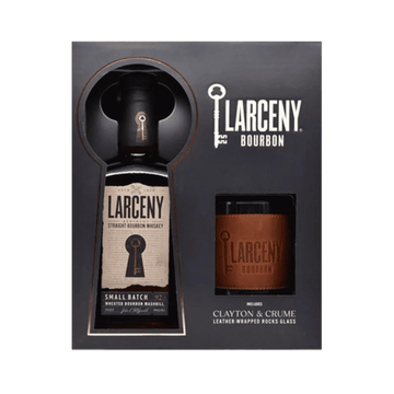 Larceny 1870 Small Batch Kentucky Straight Bourbon Whiskey with Leather Rocks Glass - Vintage Wine & Spirits