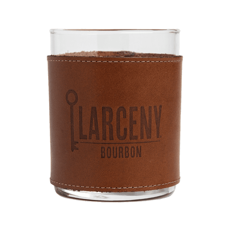 Larceny 1870 Small Batch Kentucky Straight Bourbon Whiskey with Leather Rocks Glass - Vintage Wine & Spirits