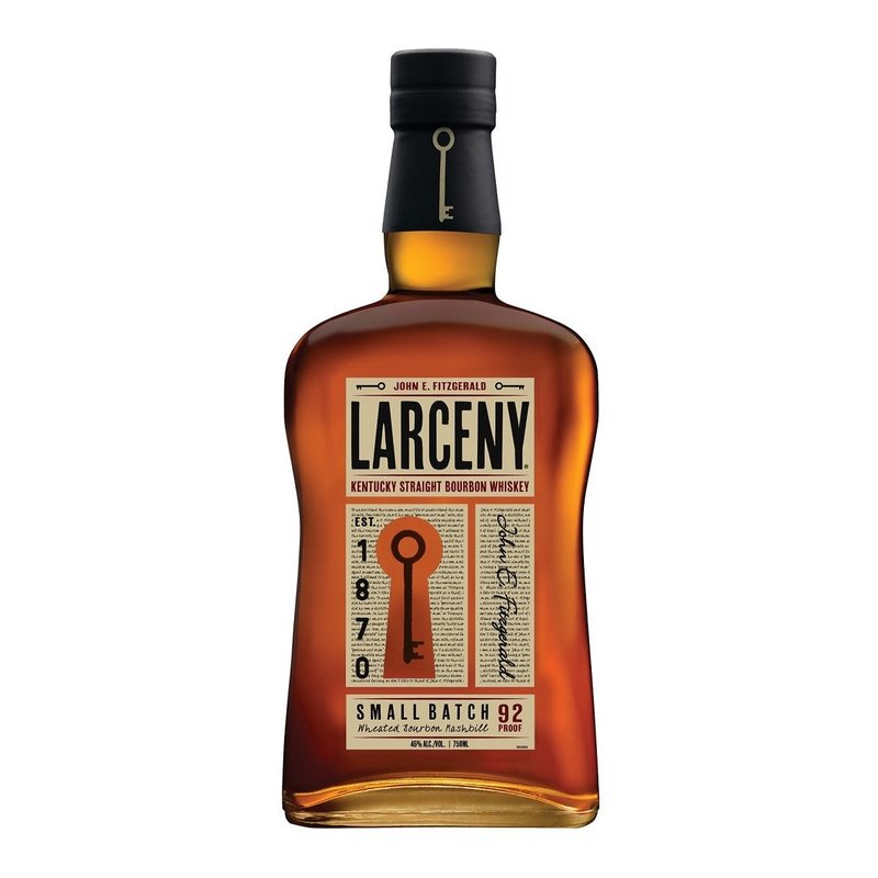 Larceny 1870 Small Batch Kentucky Straight Bourbon Whiskey with Leather Rocks Glass - Vintage Wine & Spirits