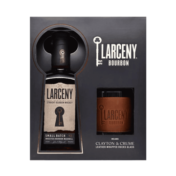 Larceny 1870 Small Batch Kentucky Straight Bourbon Whiskey with Leather Rocks Glass - Vintage Wine & Spirits