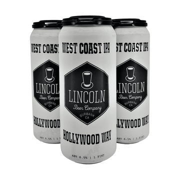 Lincoln Beer Co. Hollywood Way West Coast IPA Beer 4-Pack - Vintage Wine & Spirits