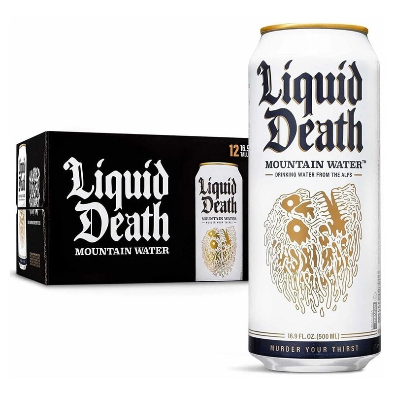 Liquid Death Mountain Water 12-Pack - Vintage Wine & Spirits